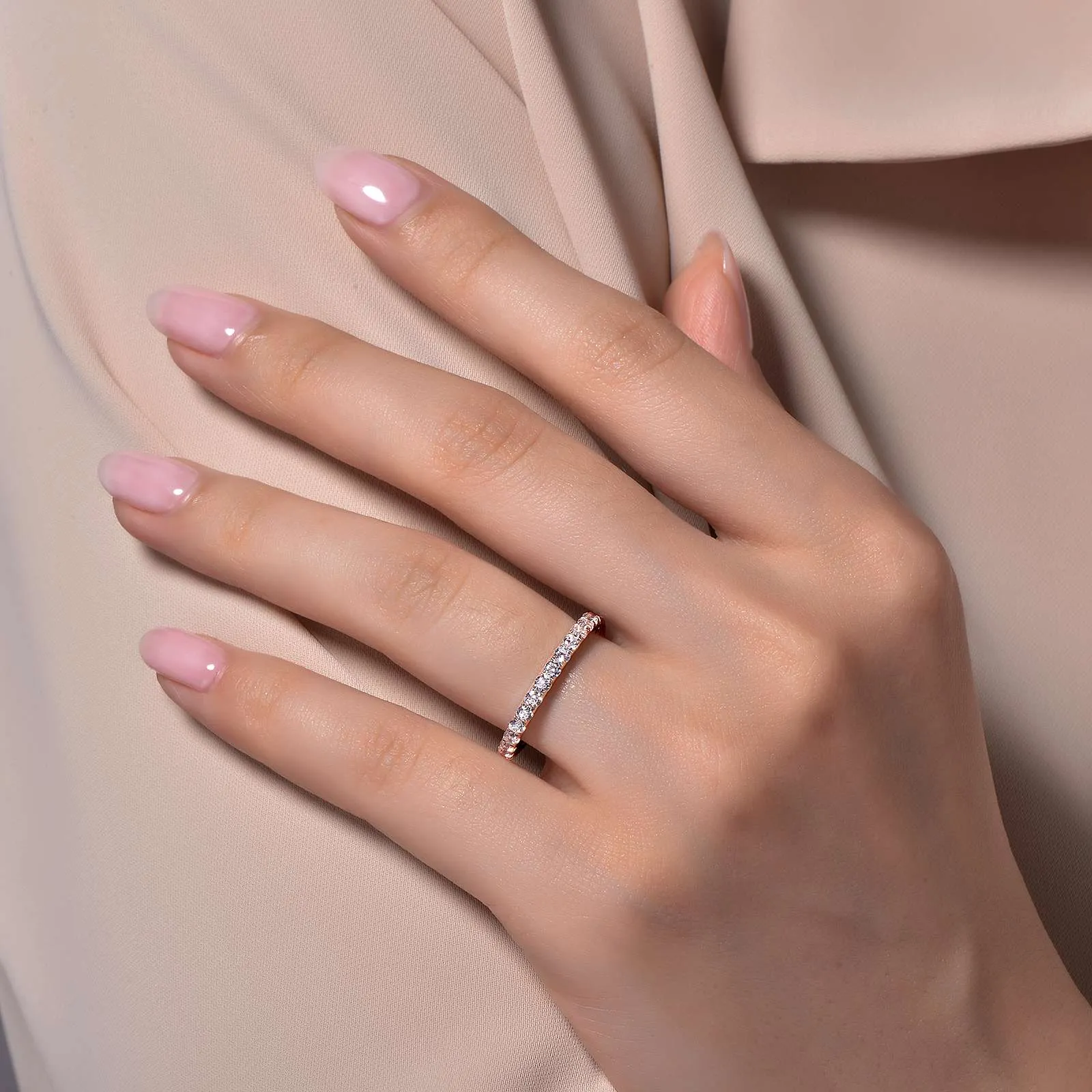 0.96 CTW Eternity Band