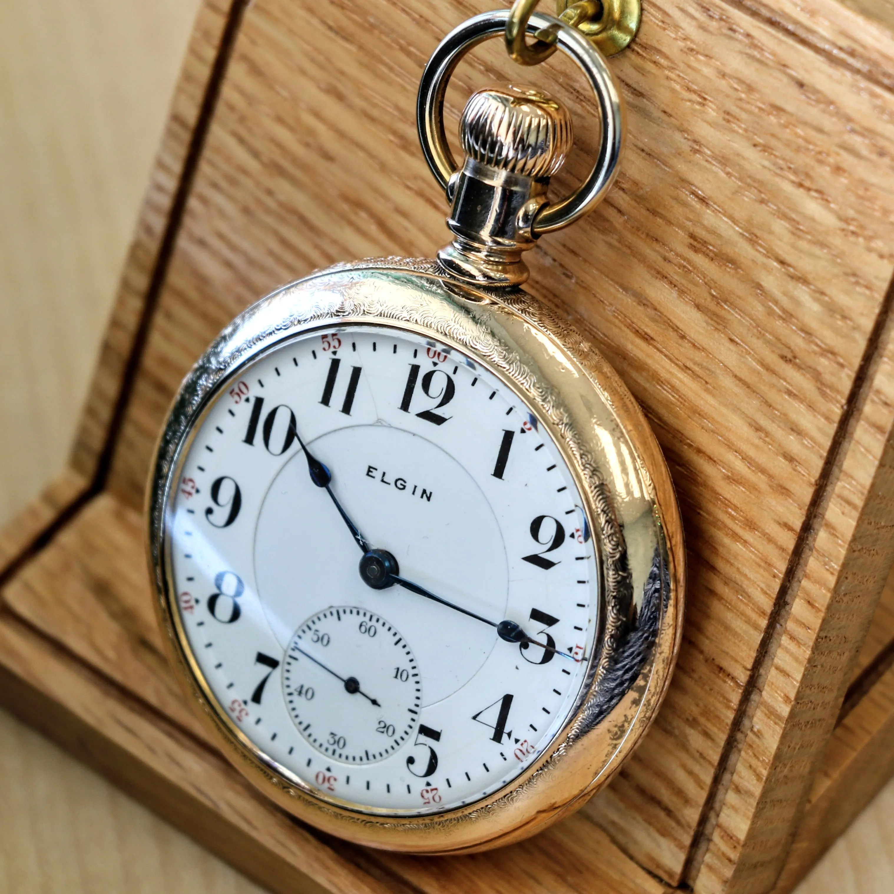 1904 ELGIN B.W. Raymond 18s Pocket Watch 19 Jewels Grade 240 1st Generation