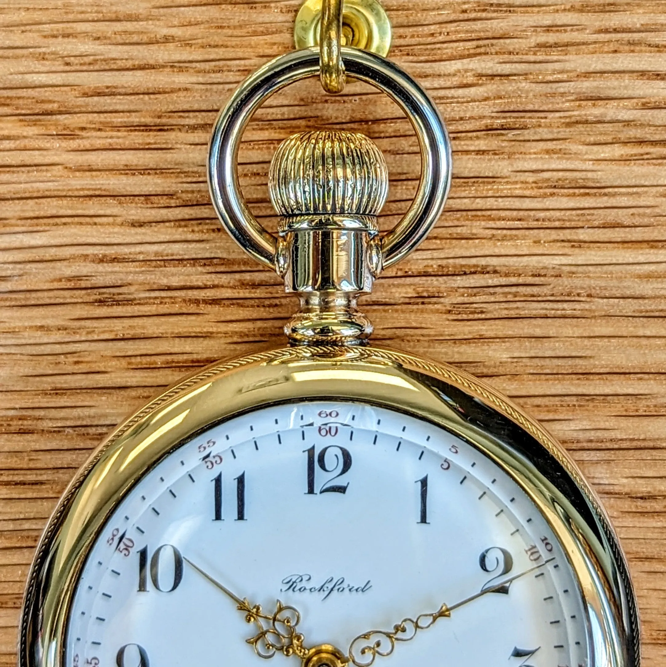 1905 ROCKFORD Pocket Watch 18s Grade 930 Lever Set 17 Jewels Adjusted Openface