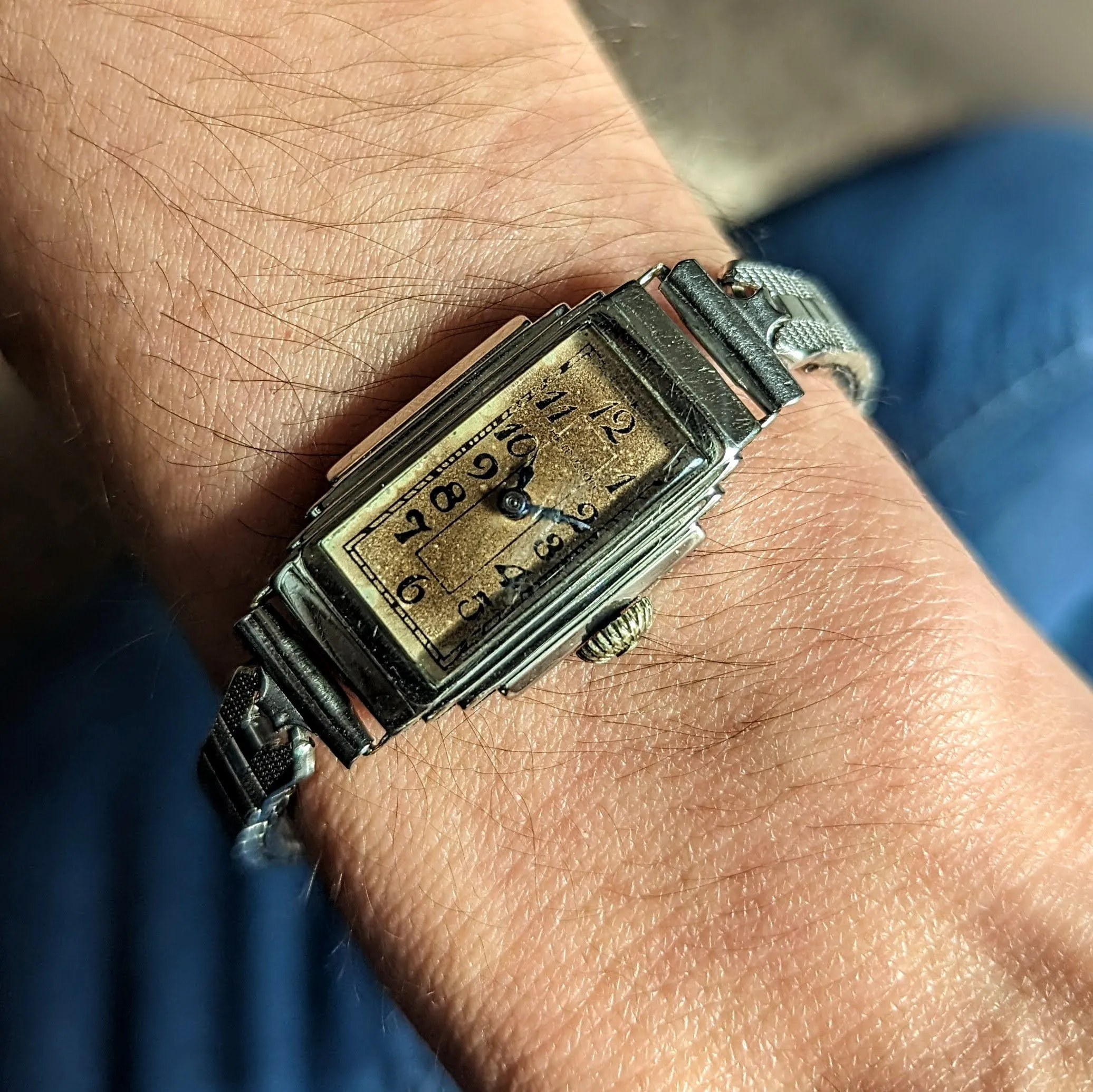 1933 HAMILTON Art Deco Ladies Wristwatch 17 Jewels Grade 989 Vintage Watch