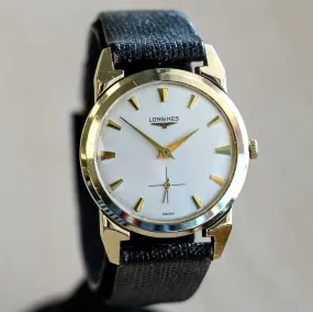 1955 LONGINES Watch 17 Jewels Cal. 23Z Fancy Lugs Vintage Swiss Made Wristwatch