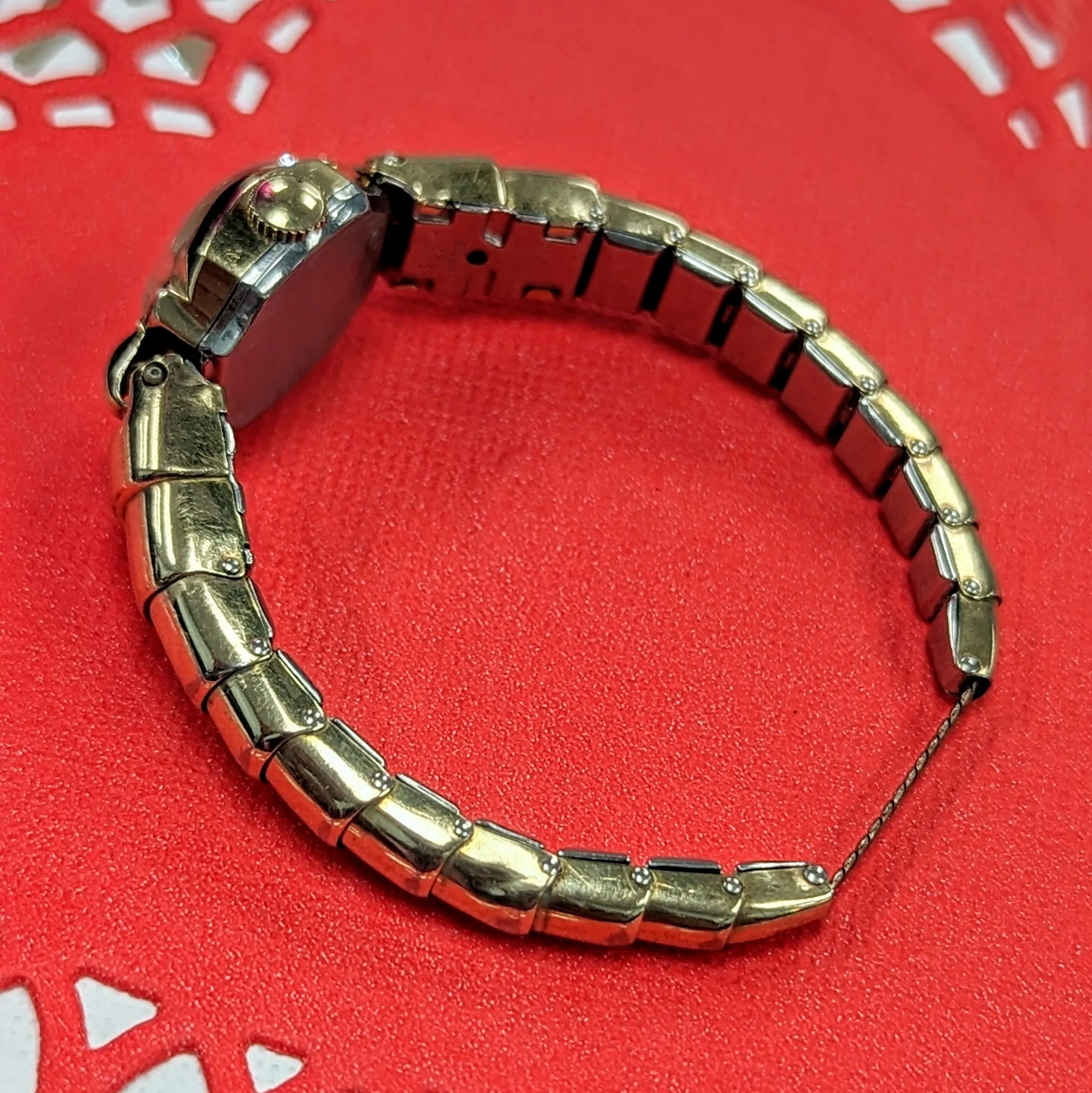 1971 BULOVA Ladies Watch 17 Jewels  Cal. 6CL Swiss - SPEIDEL Spirit of Paris Bracelet