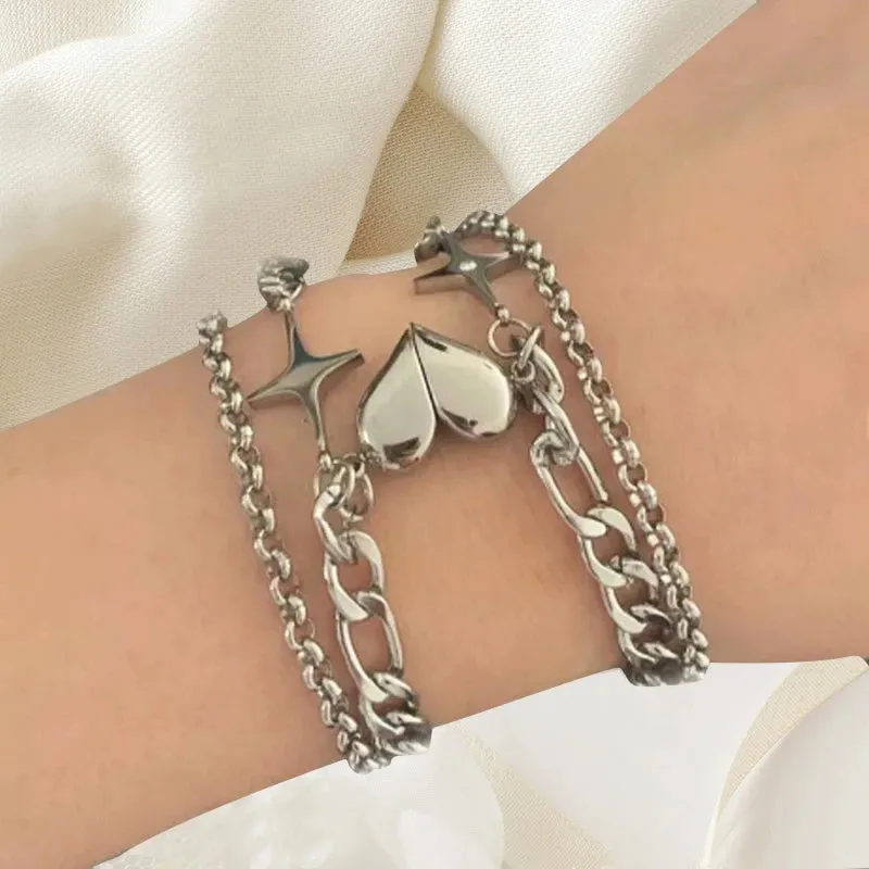 2024 New Love Magnet Man Woman Bracelet Creative Valentine's Day Magnet Love Love Phase Suction Couple Friend Bracelet Gift