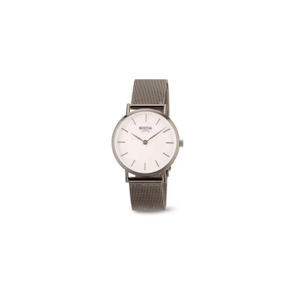 3281-04 - Ladies Gun Metal Titanium Watch
