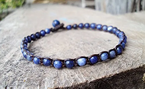 4 mm Kyanite bracelets,stone bracelets,blue bracelets,men bracelets,women bracelets,fashion bracelets