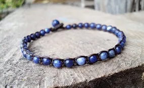4 mm Kyanite bracelets,stone bracelets,blue bracelets,men bracelets,women bracelets,fashion bracelets