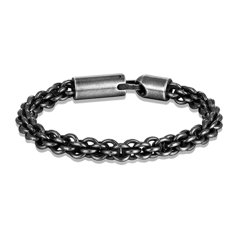 7.5mm Men Bracelet Vintage Chain