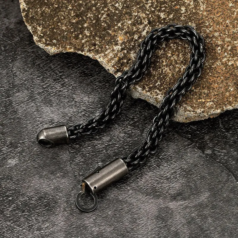 7.5mm Men Bracelet Vintage Chain