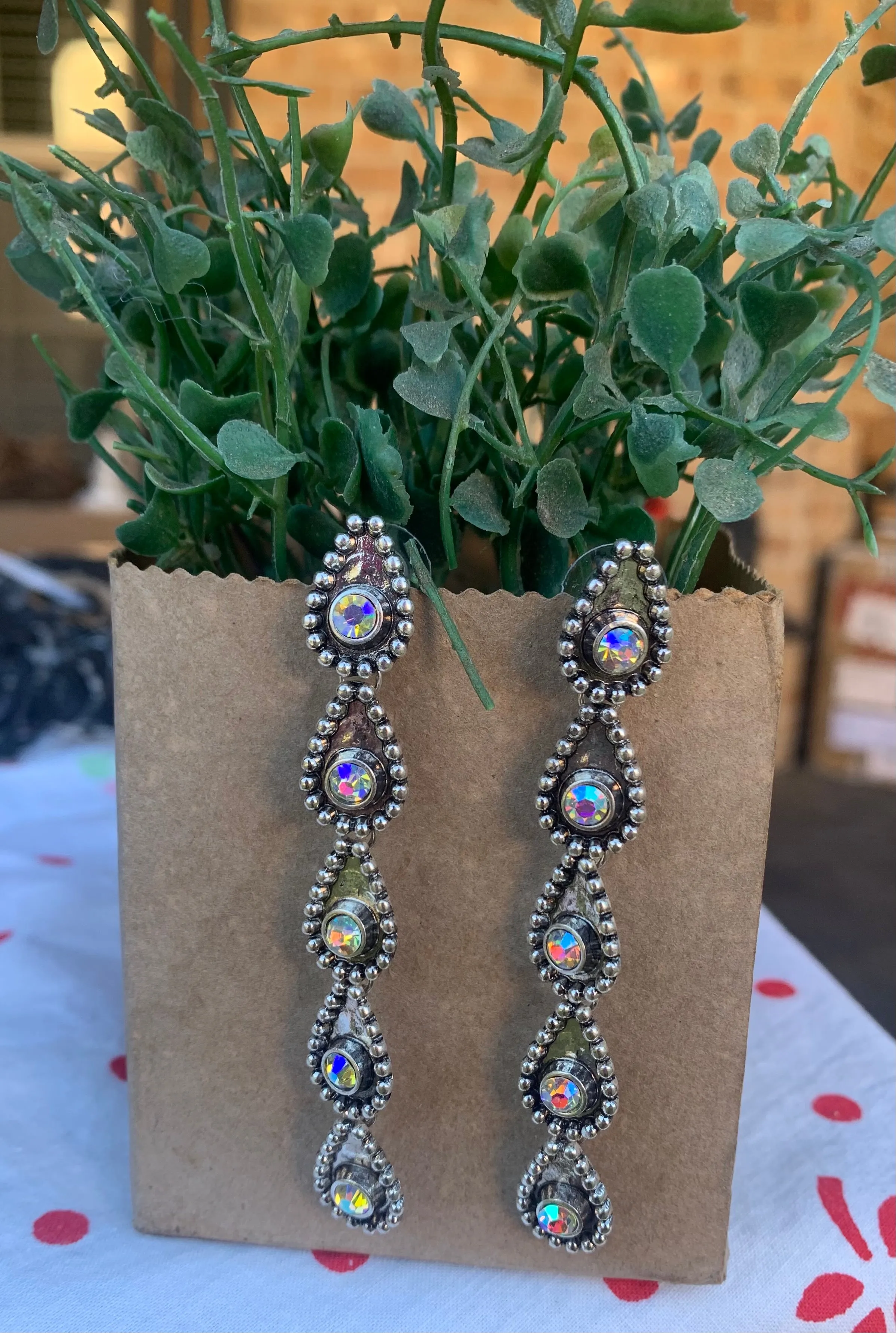 AB Teardrop Earrings