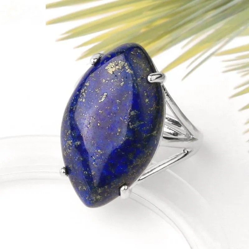 Adjustable Elegant Simple Earth Stone Rings