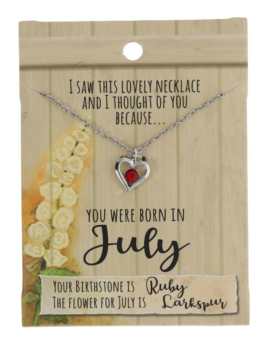 Birthstone Necklaces