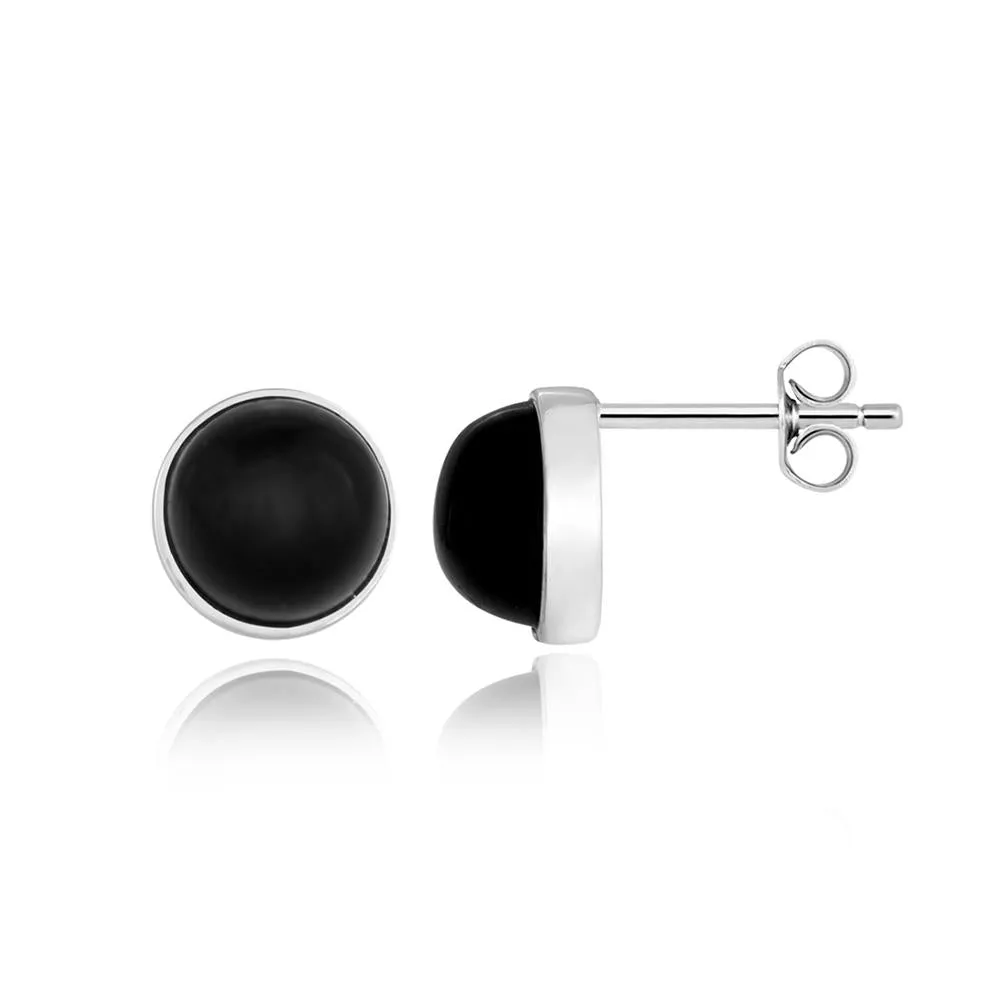 Bold Black Onyx Earrings