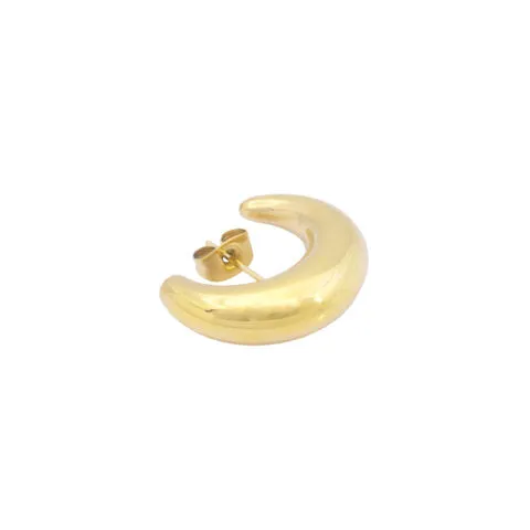 Bold Cuff Earrings - Gold