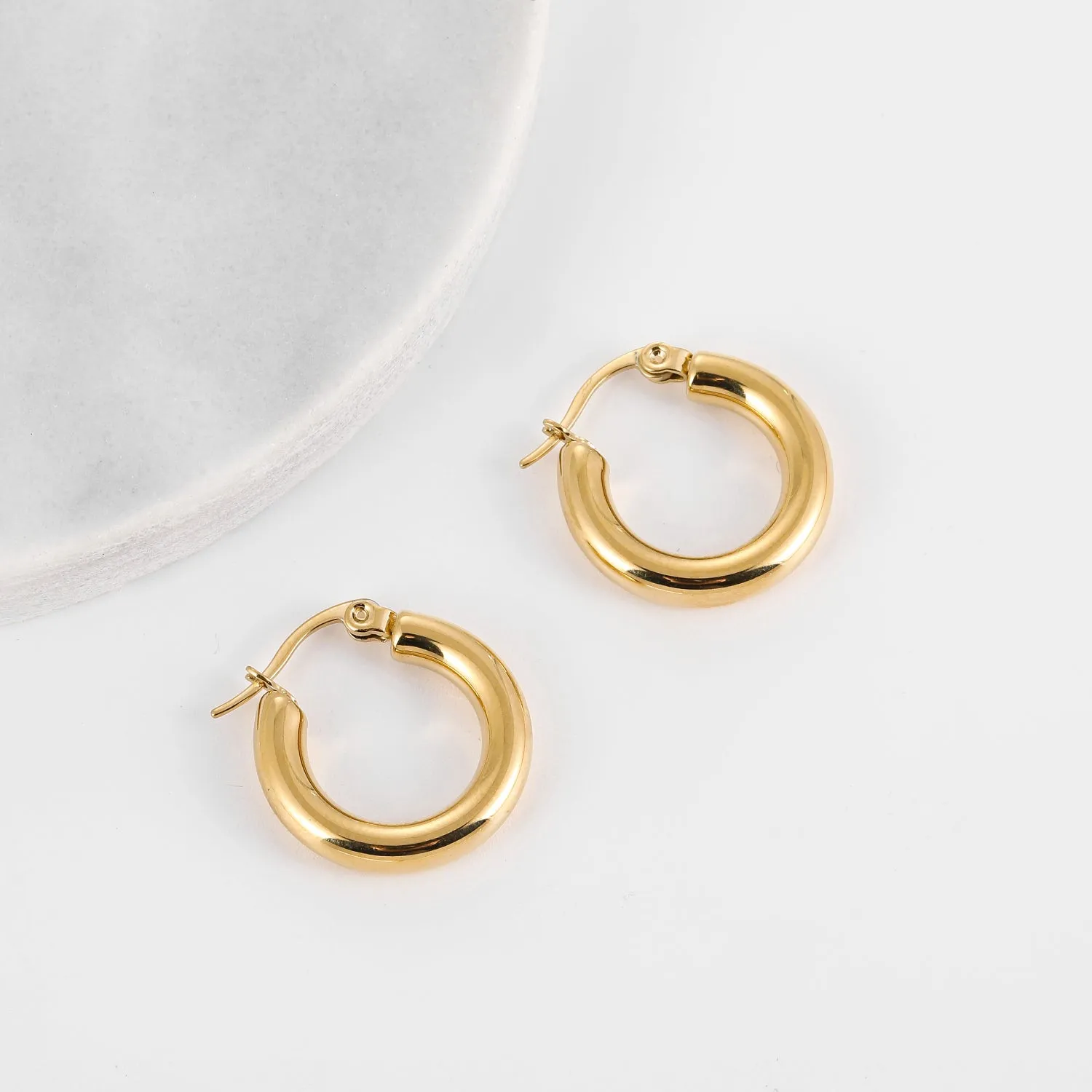 Bold Tube Hoop Earrings