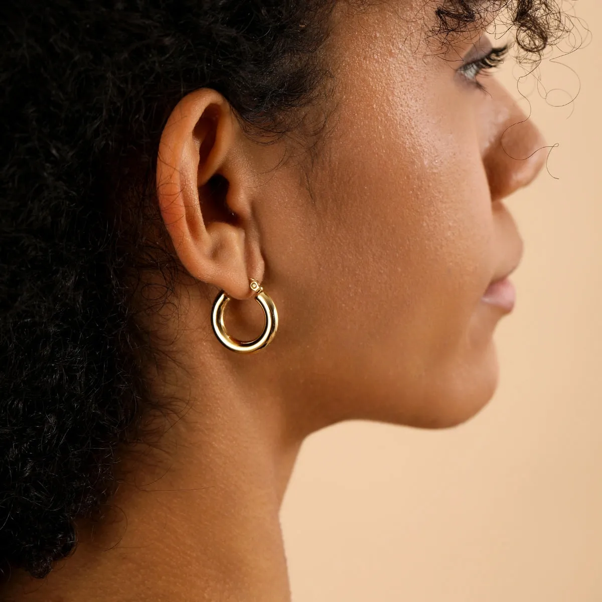Bold Tube Hoop Earrings