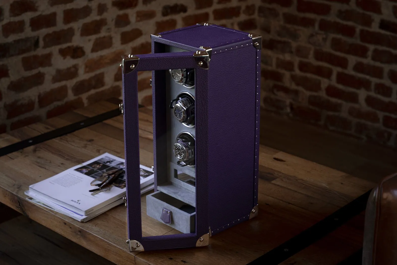 Bosphorus Watch Winder - Togo Purple