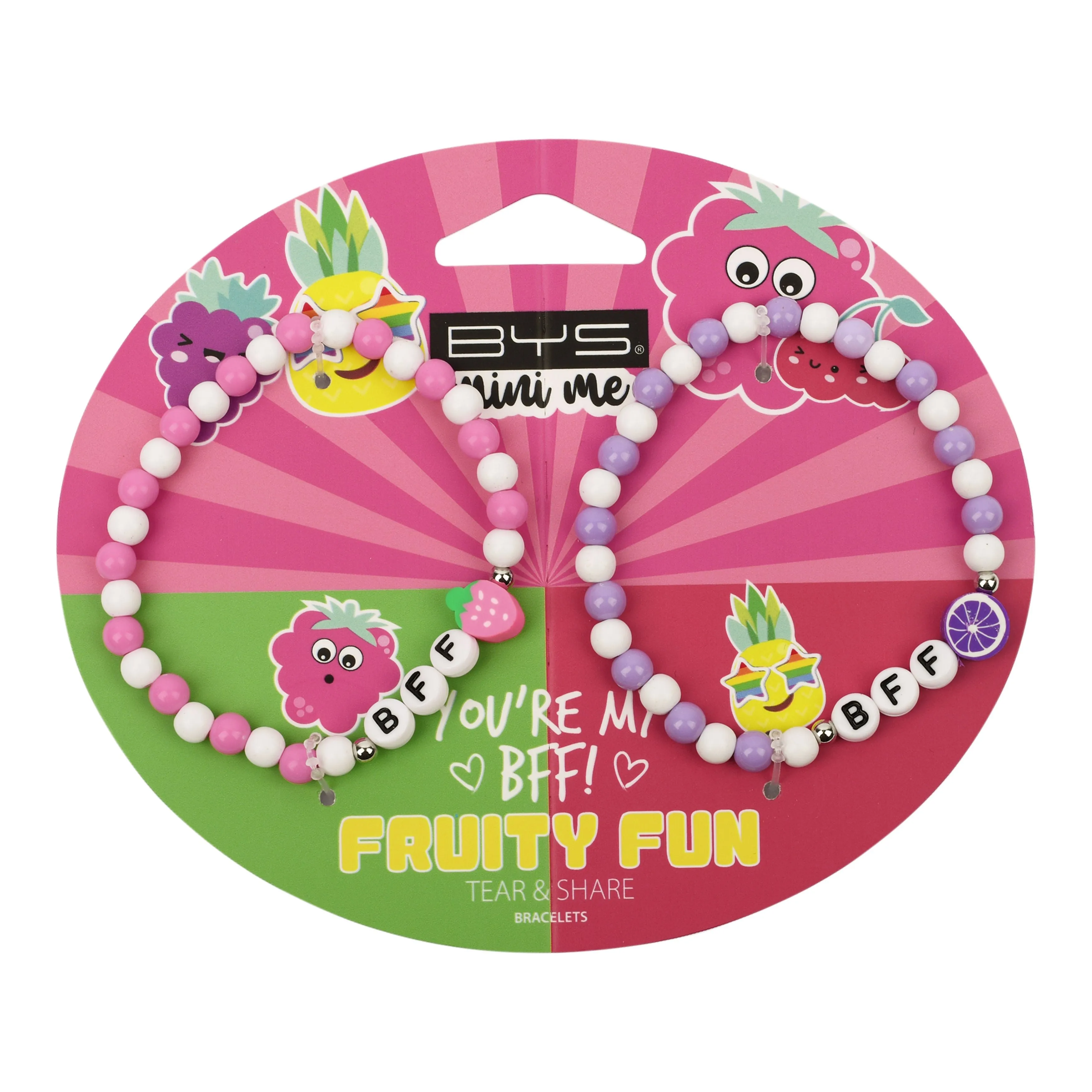 BYS Mini Me Tear & Share Bracelets - Fruity Fun