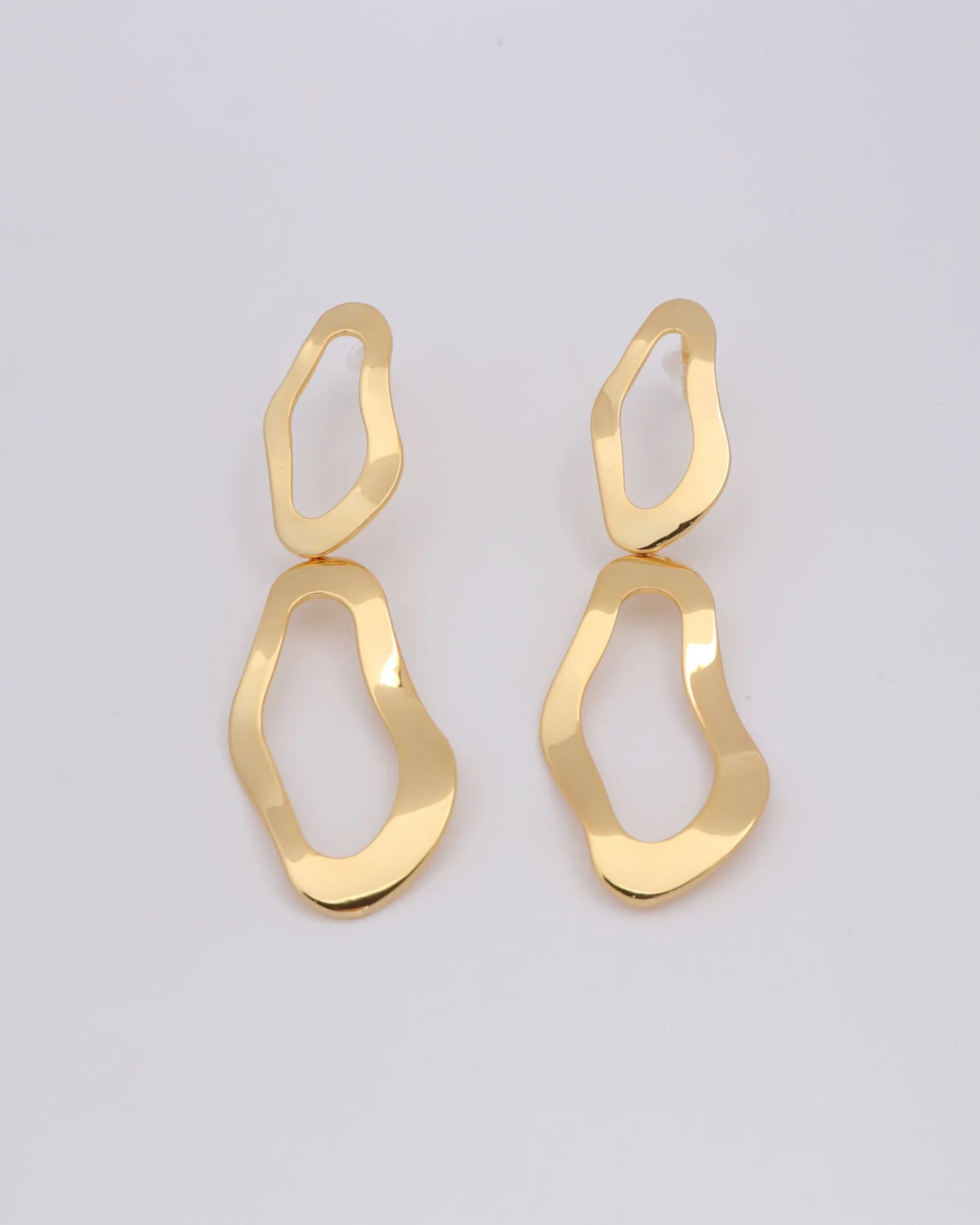 Calista Gold Irregular Earrings