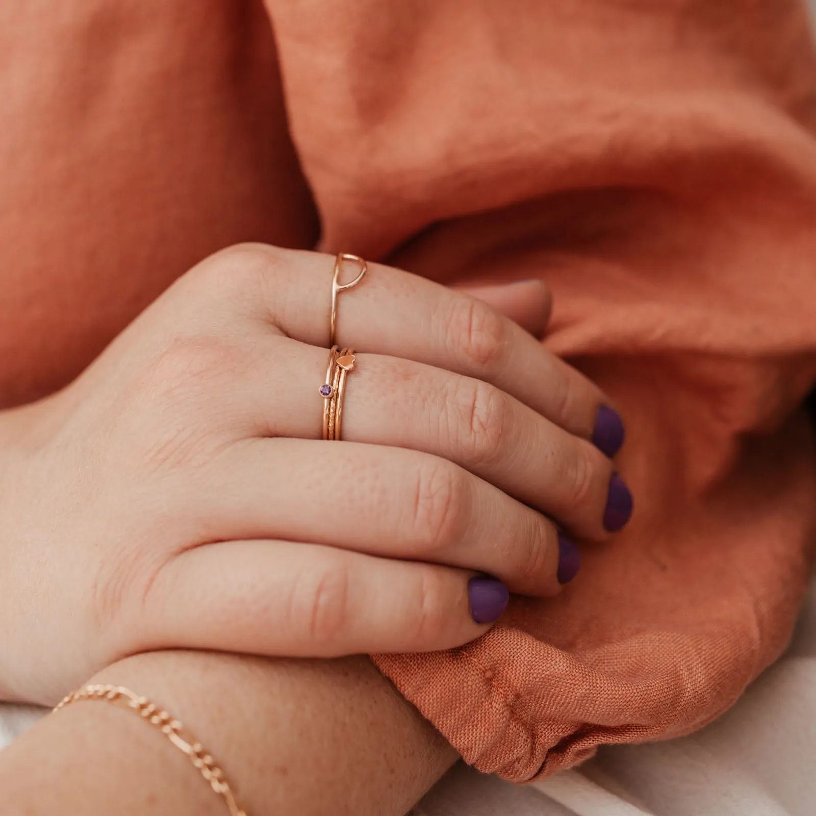 Casey • Shimmer Stacking Ring