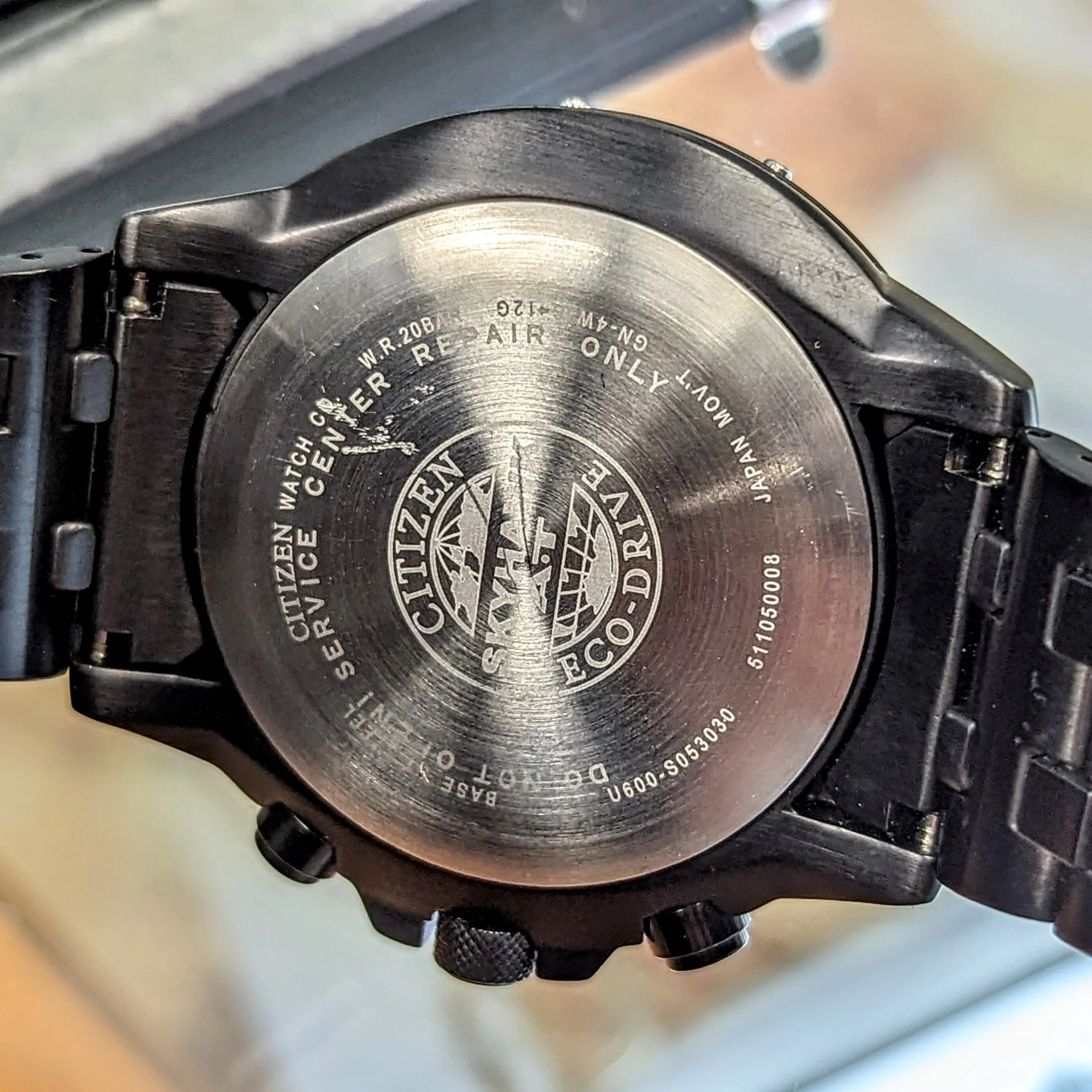 CITIZEN Promaster Skyhawk A-T Wristwatch Radio Controlled Eco-Drive “Black Eagle” JY0005-50E