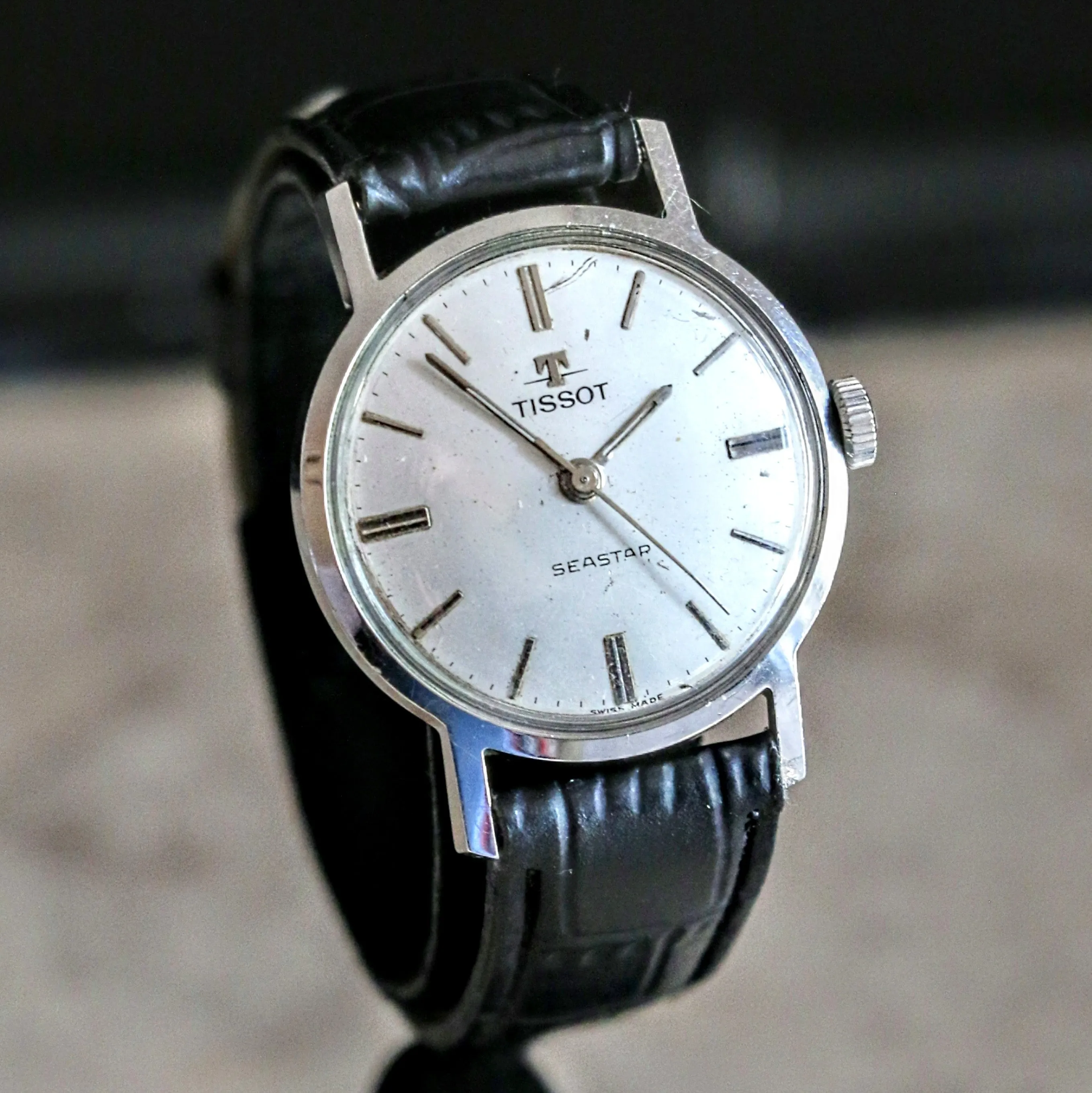 Classic TISSOT Seastar Watch Caliber 781 17 Jewels Swiss Made Men's Wristwatch