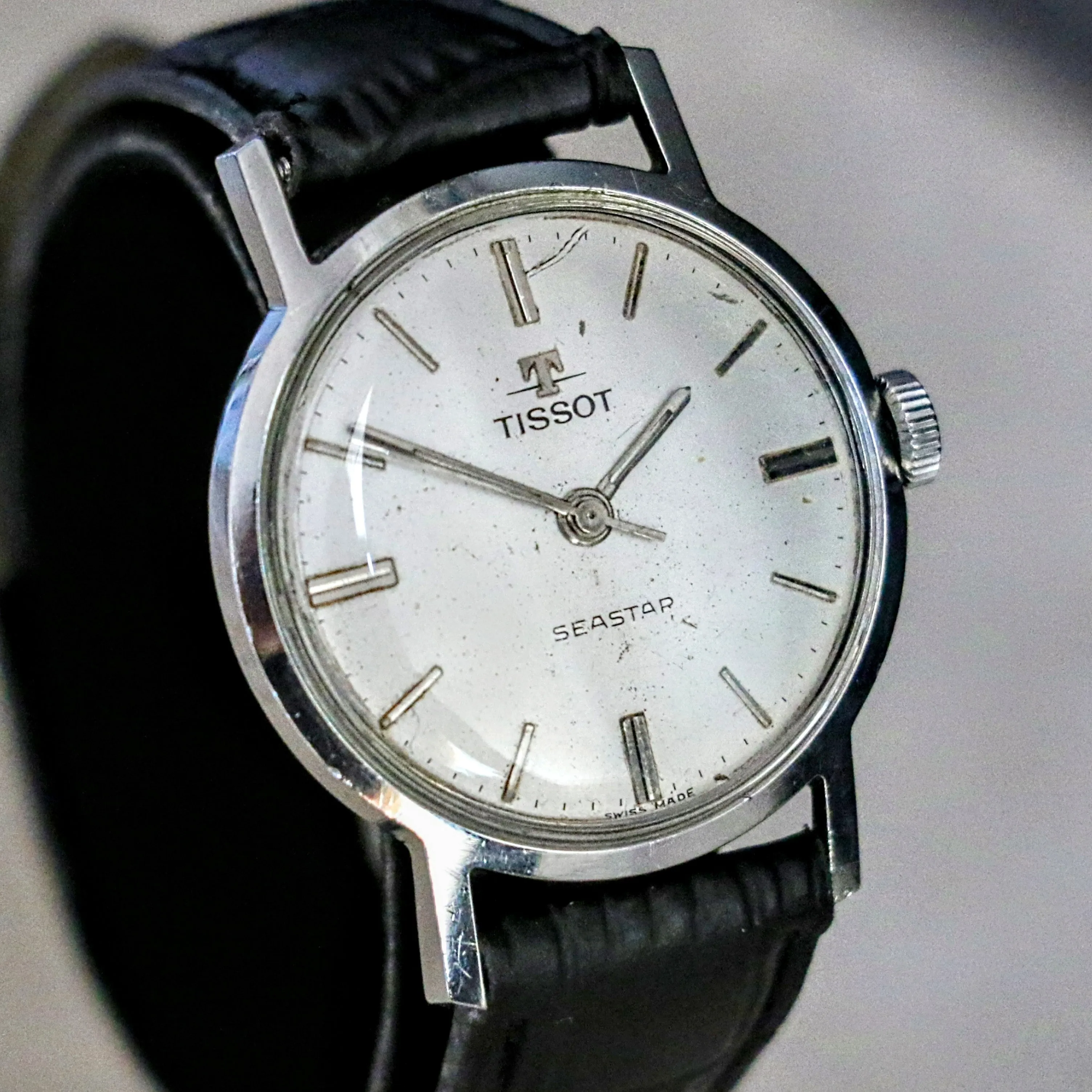 Classic TISSOT Seastar Watch Caliber 781 17 Jewels Swiss Made Men's Wristwatch