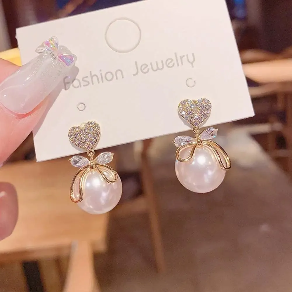Classy Pearl Drop Earrings