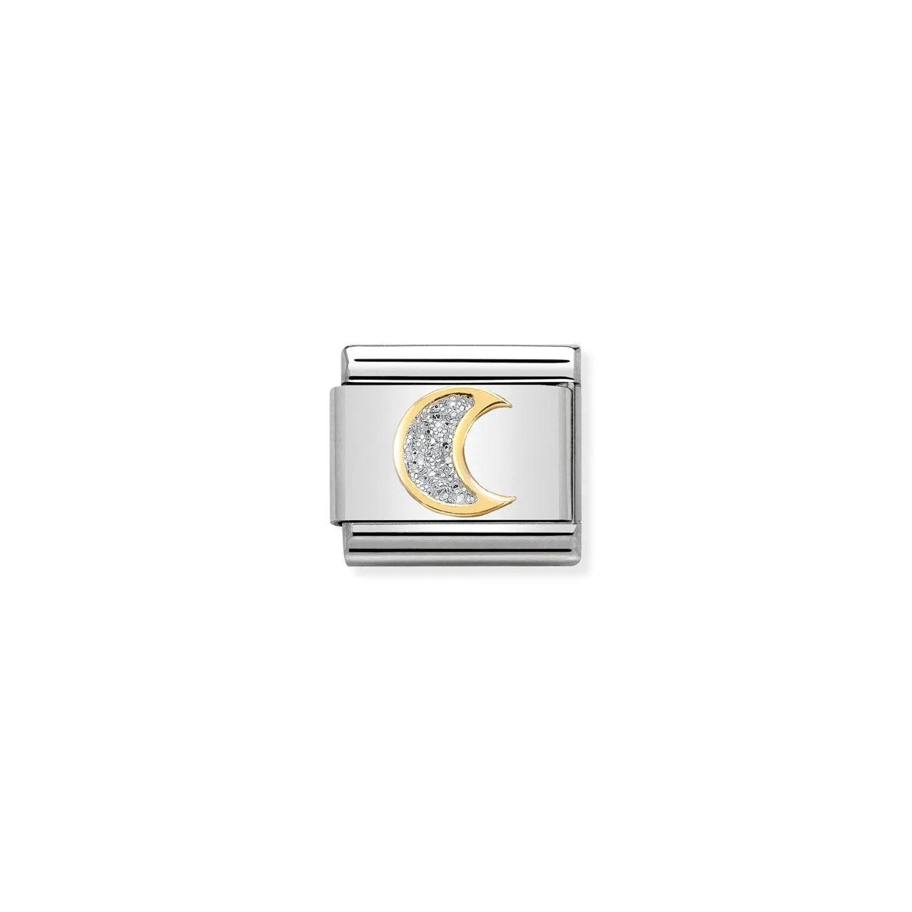 Composable Classic Link 030220/05 Glitter Moon in 18k Gold