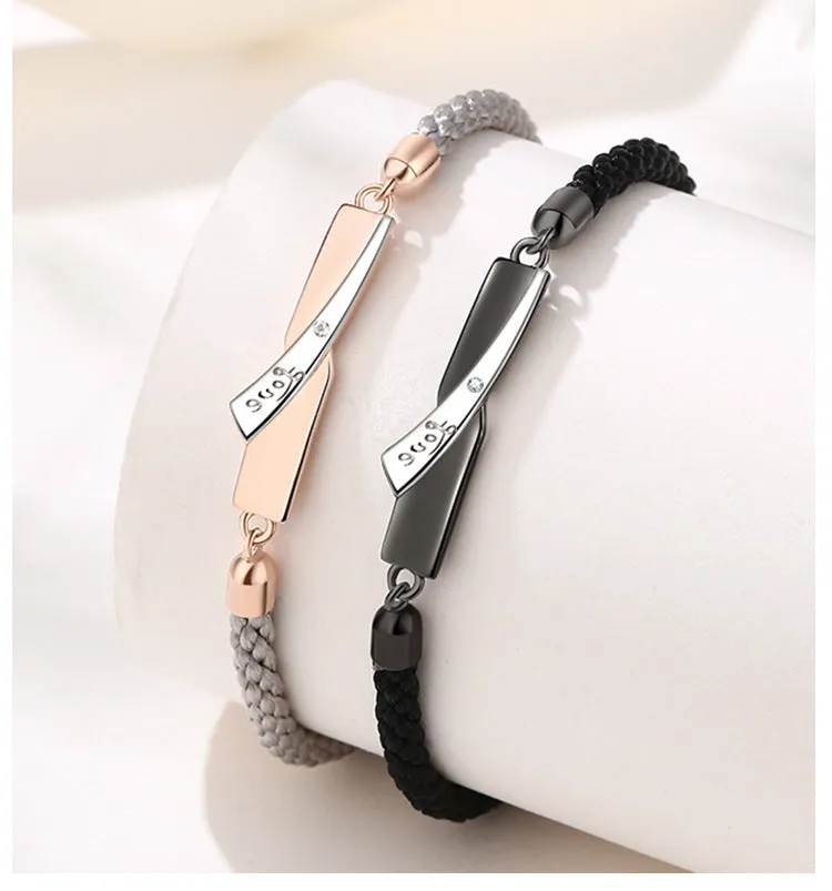 Custom Matching Promise Bracelets for Couples
