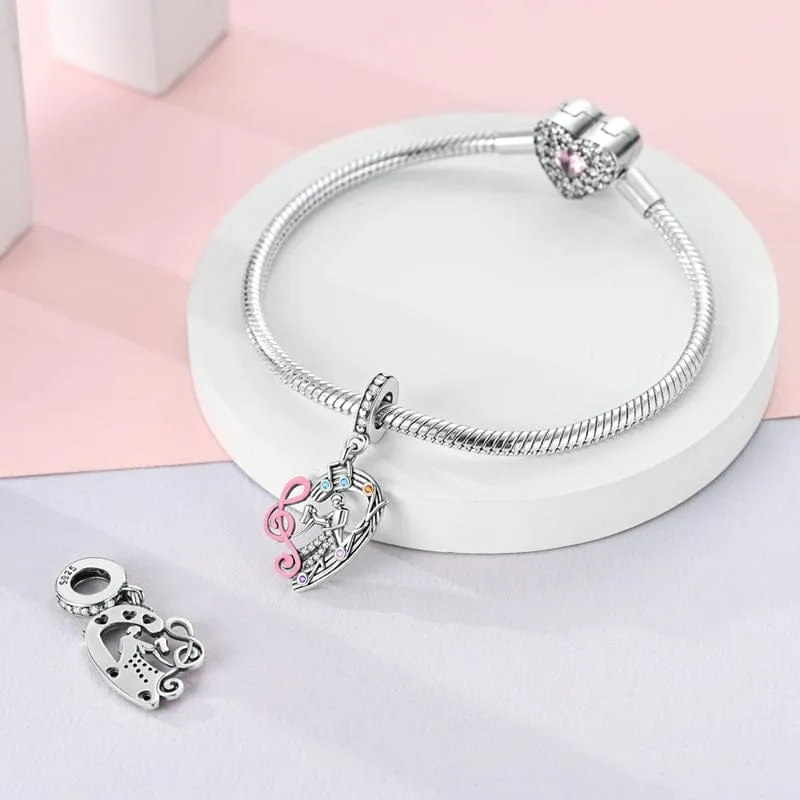 Dancing Couple Dangle Charm