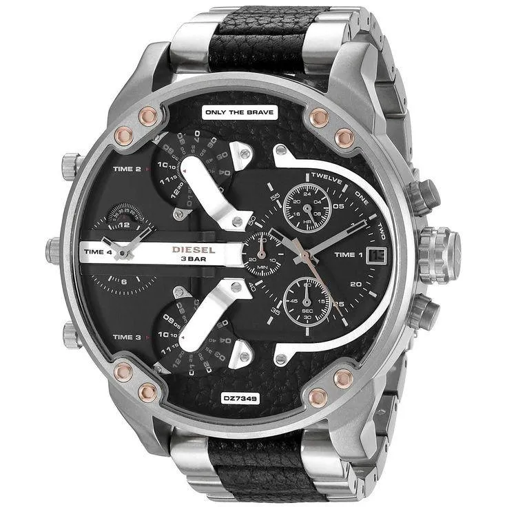 Diesel DZ7349  Mr. Daddy 2.0 4 Time Zone Oversize Watch