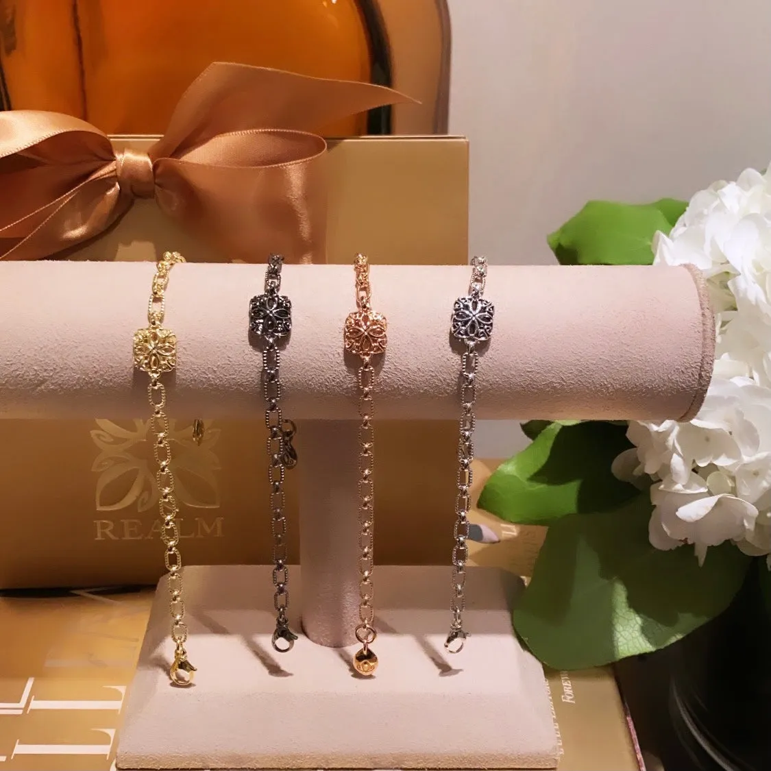 Délicat Chain Bracelet - 18K Rose Gold Vermeil
