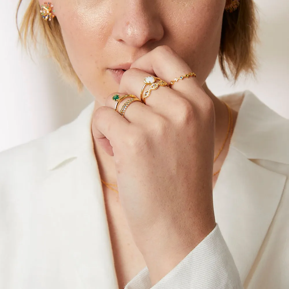 Dora Ring - Green