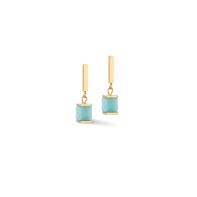 Earrings Precious Statement Cubes multicolour-gentle