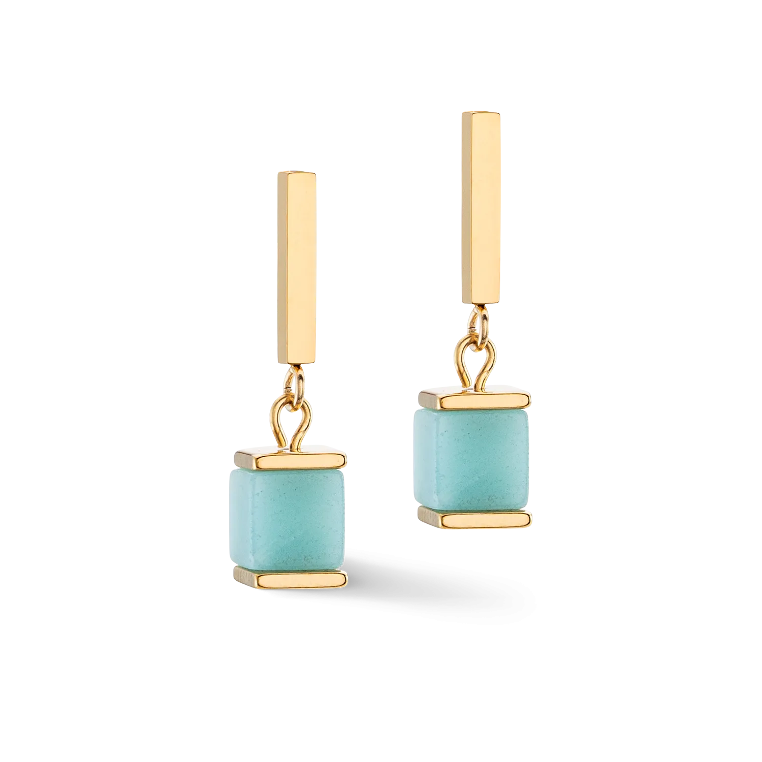 Earrings Precious Statement Cubes multicolour-gentle