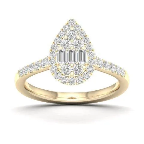 Elegance in Every Detail: 14K 0.50CT D-Ladies Rings