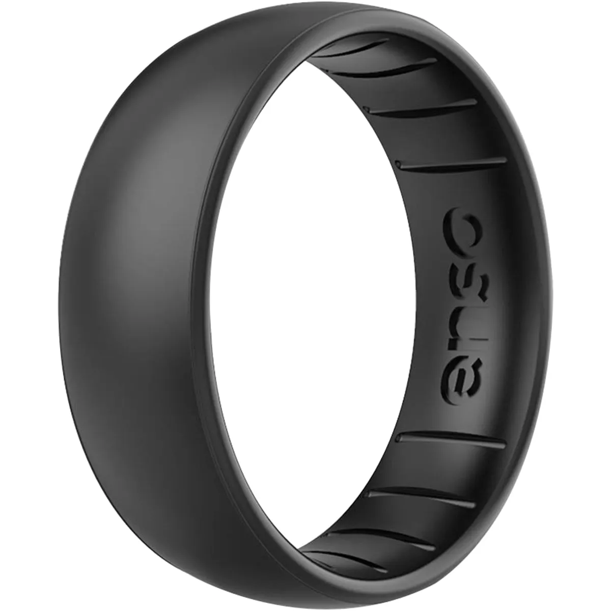 Enso Rings Classic Elements Series Silicone Ring - Black Pearl