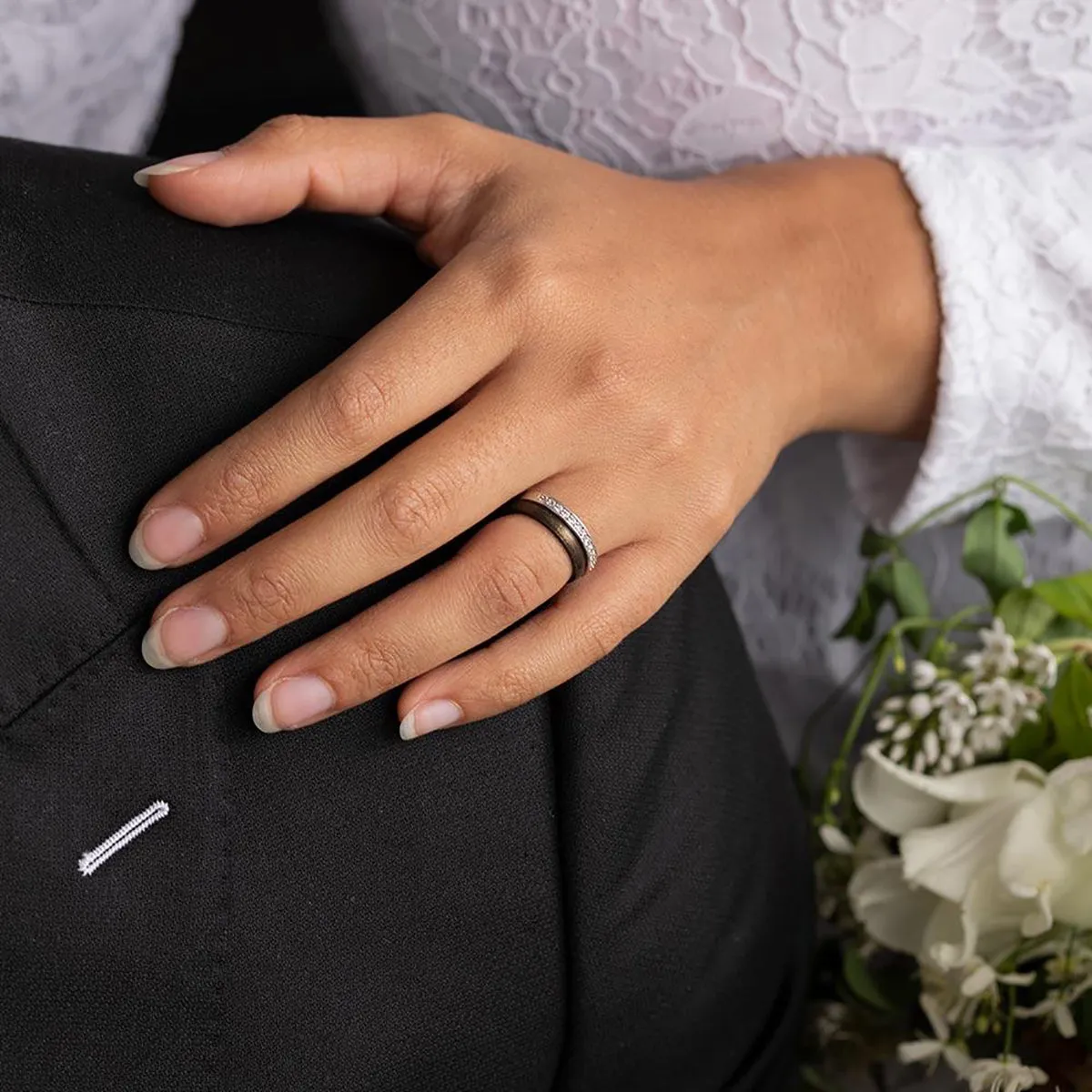 Enso Rings Halo Elements Series Silicone Ring - Meteorite