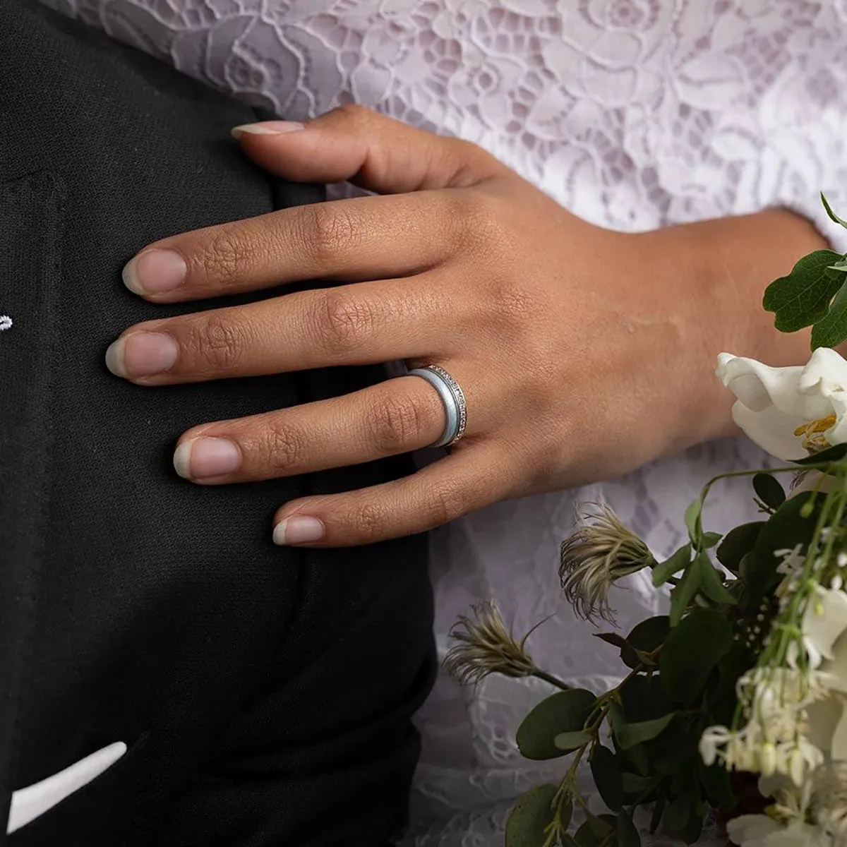 Enso Rings Halo Elements Series Silicone Ring - Meteorite