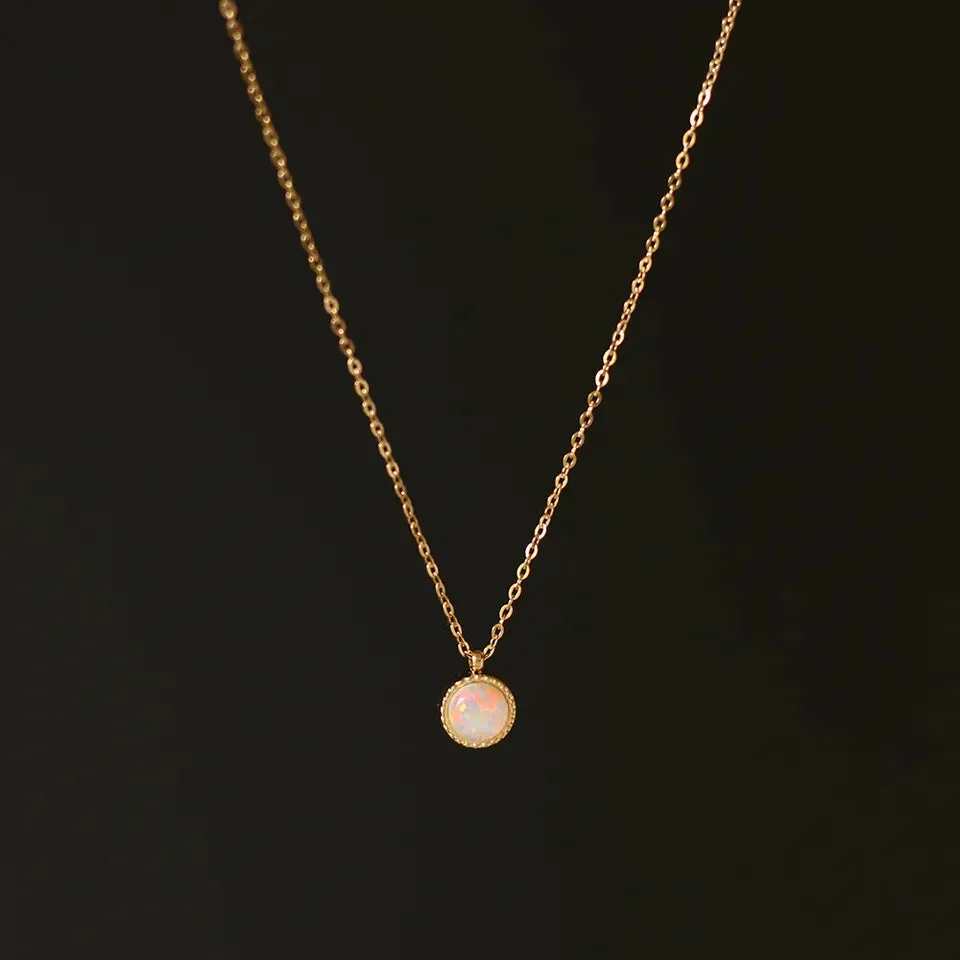 Fire Opal Necklace