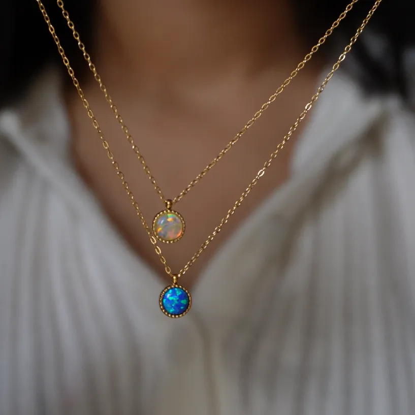 Fire Opal Necklace