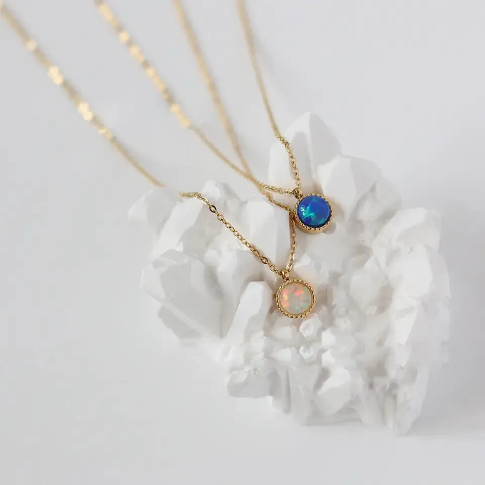 Fire Opal Necklace