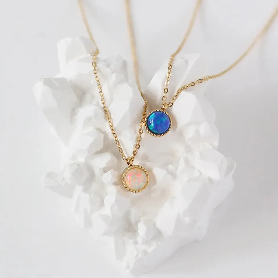 Fire Opal Necklace