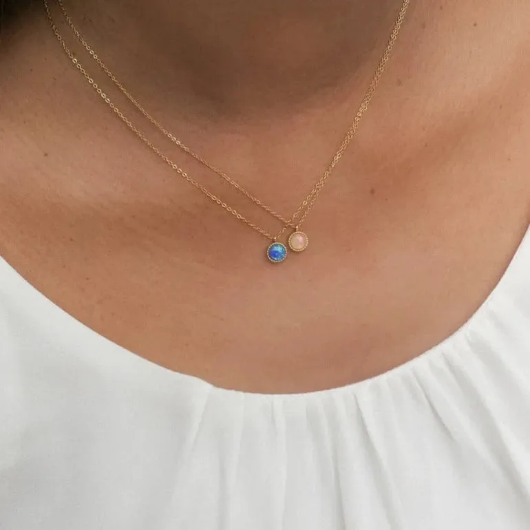 Fire Opal Necklace