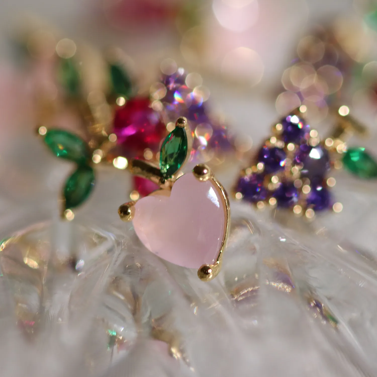 Grapes earrings