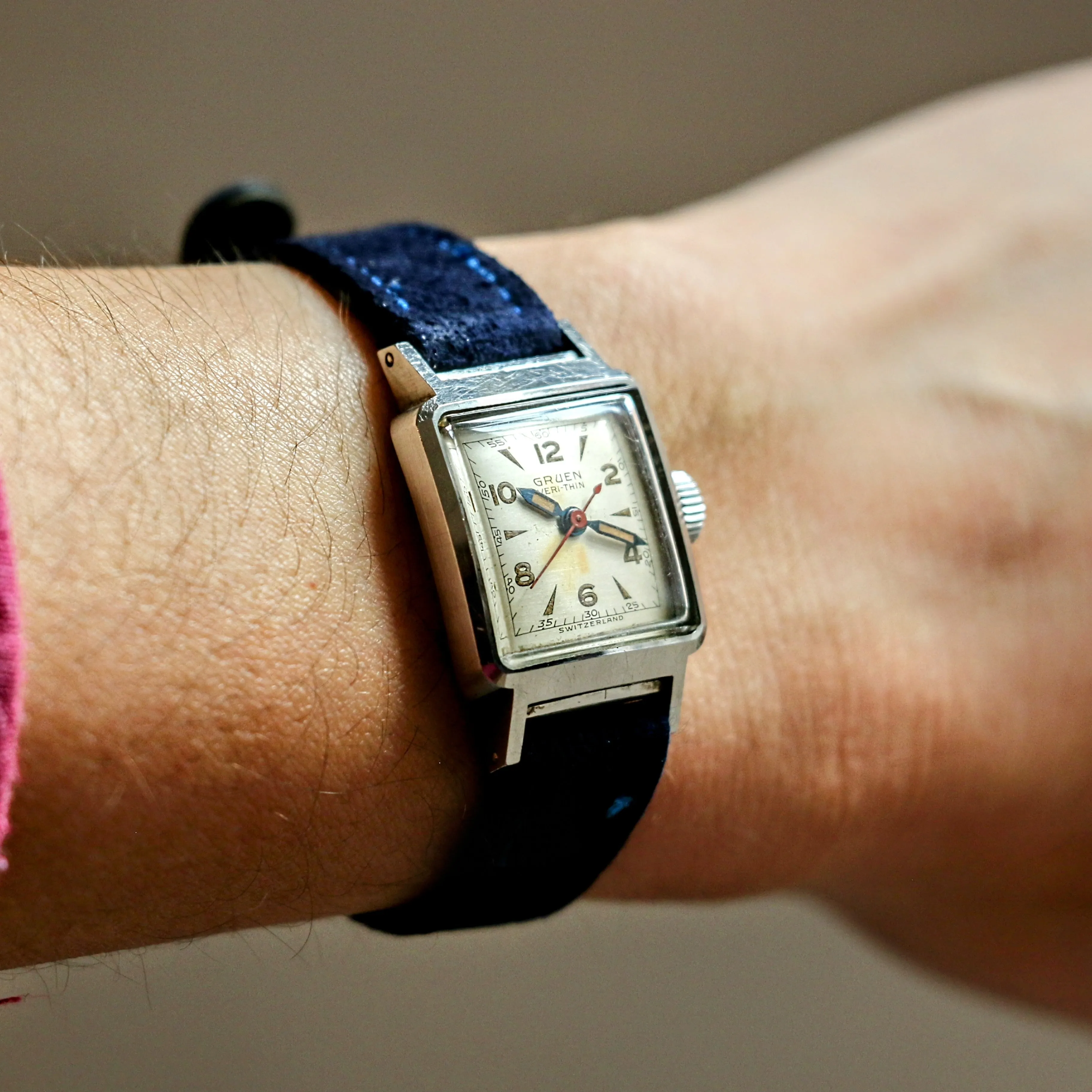 GRUEN Veri-Thin Ladies Watch 19mm Manual Wind Swiss Made Vintage Wristwatch