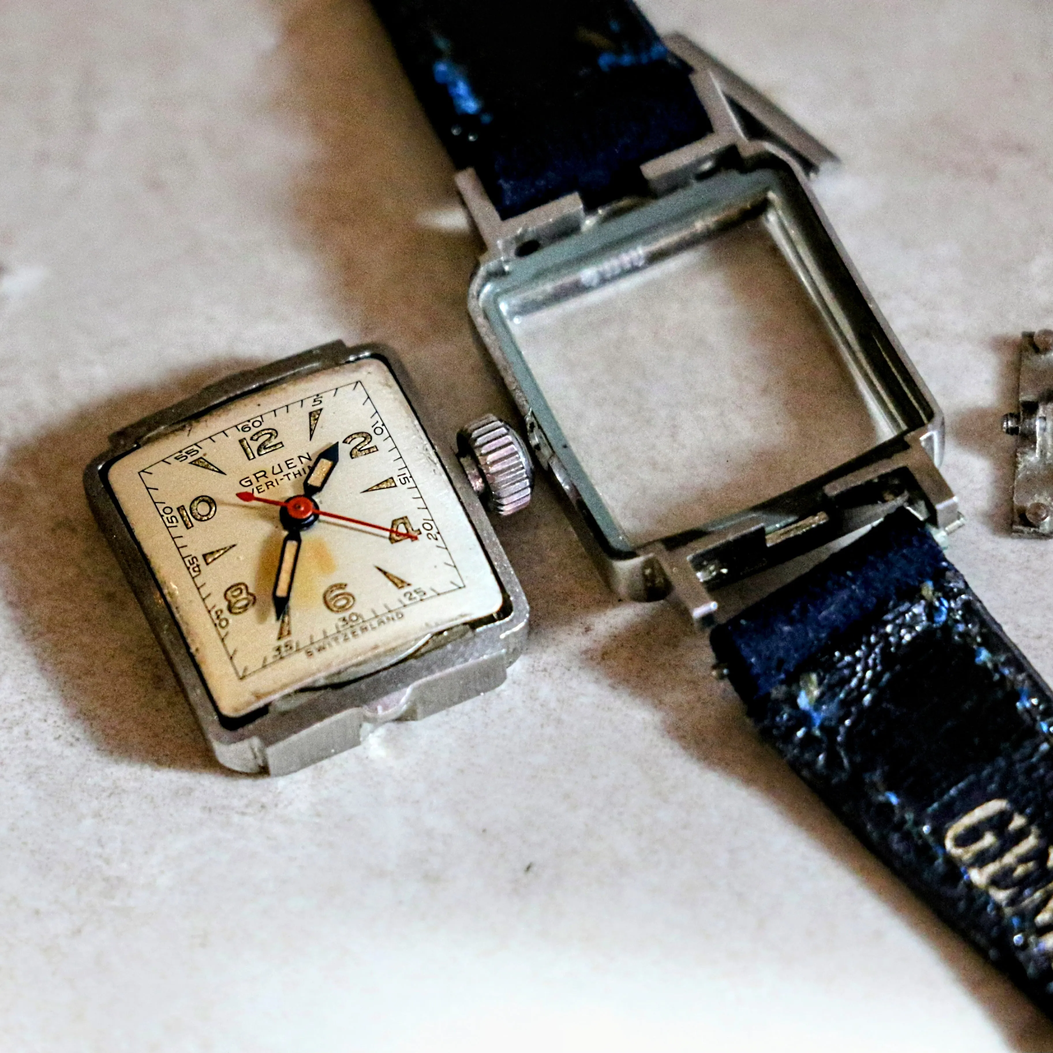 GRUEN Veri-Thin Ladies Watch 19mm Manual Wind Swiss Made Vintage Wristwatch