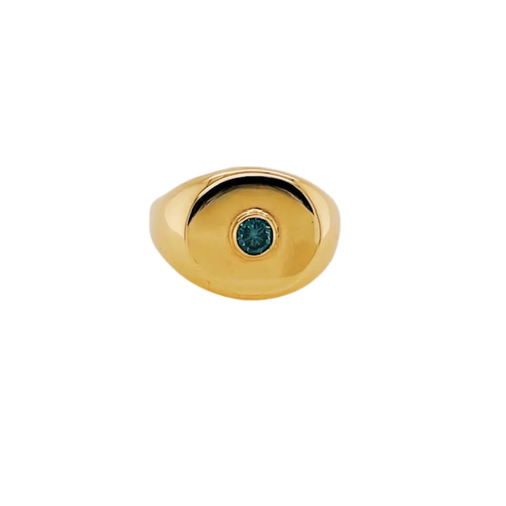 Iris Signet Ring