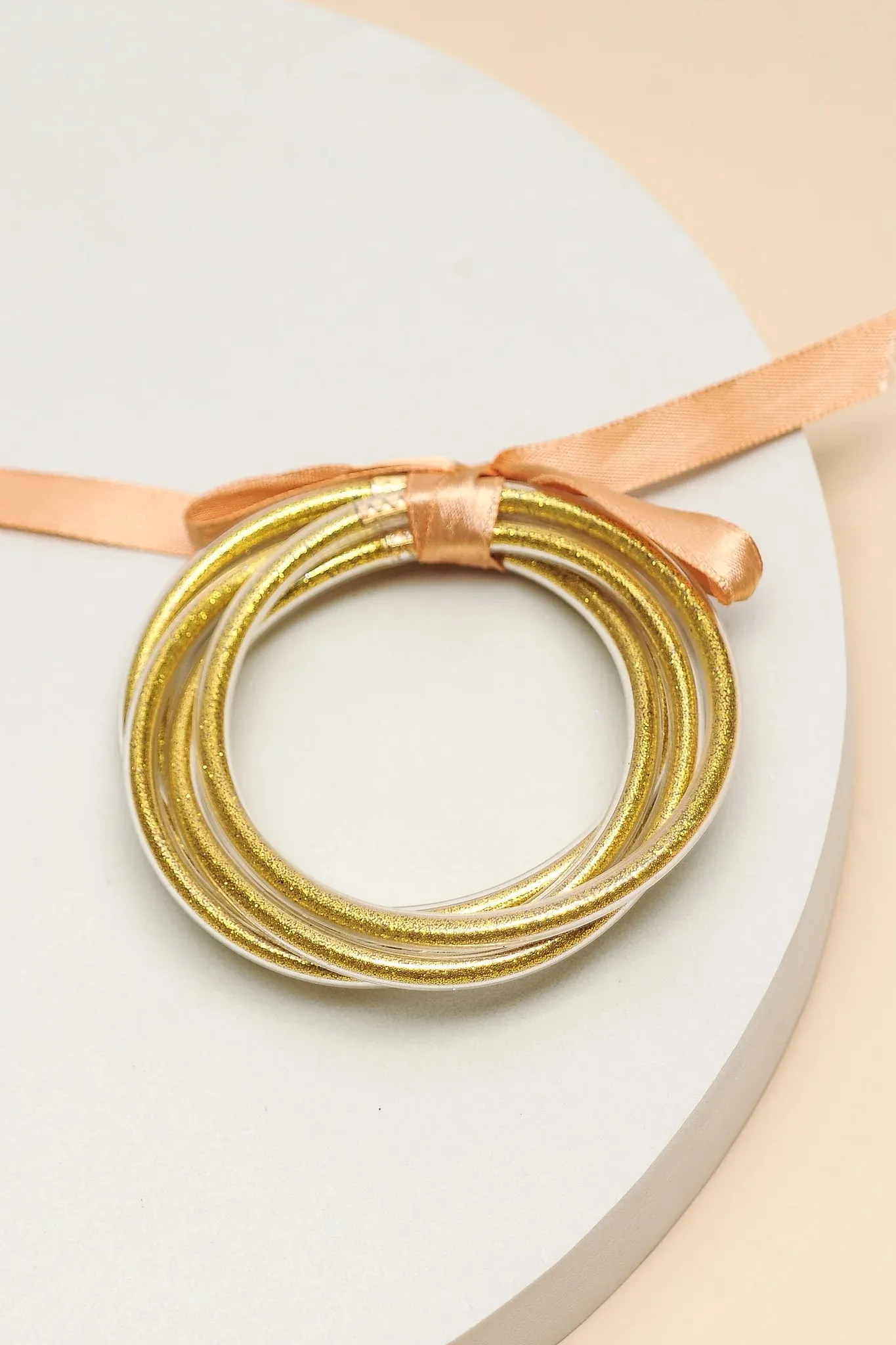 JELLY GLITTER BANGLES