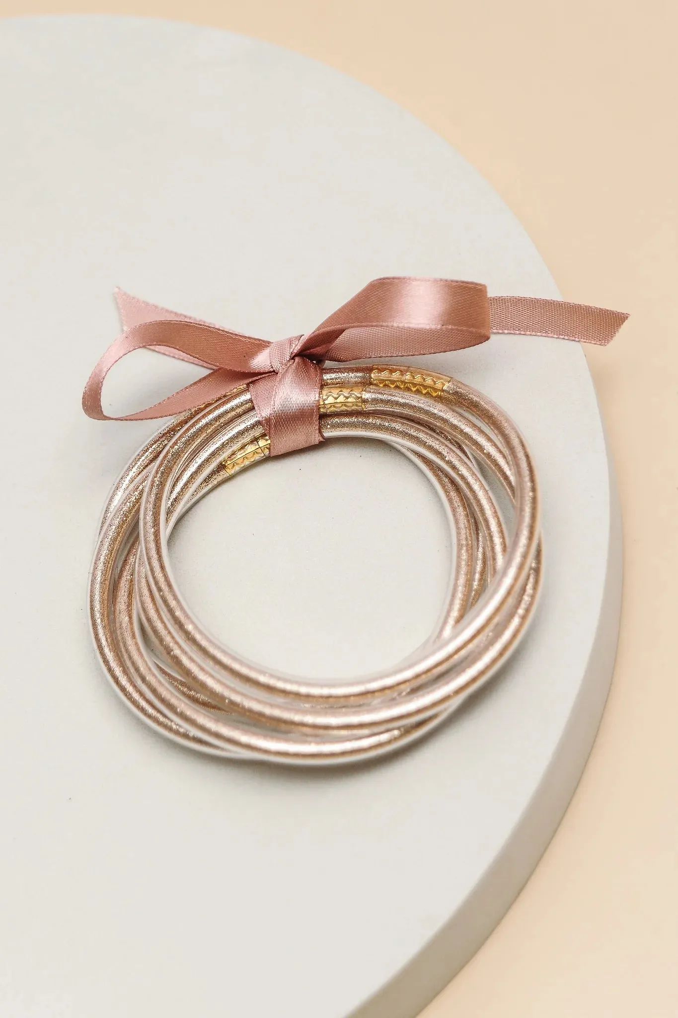 JELLY GLITTER BANGLES